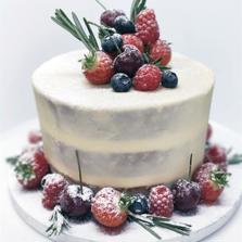 Birthday Cake - Semi Naked Cake with Berries